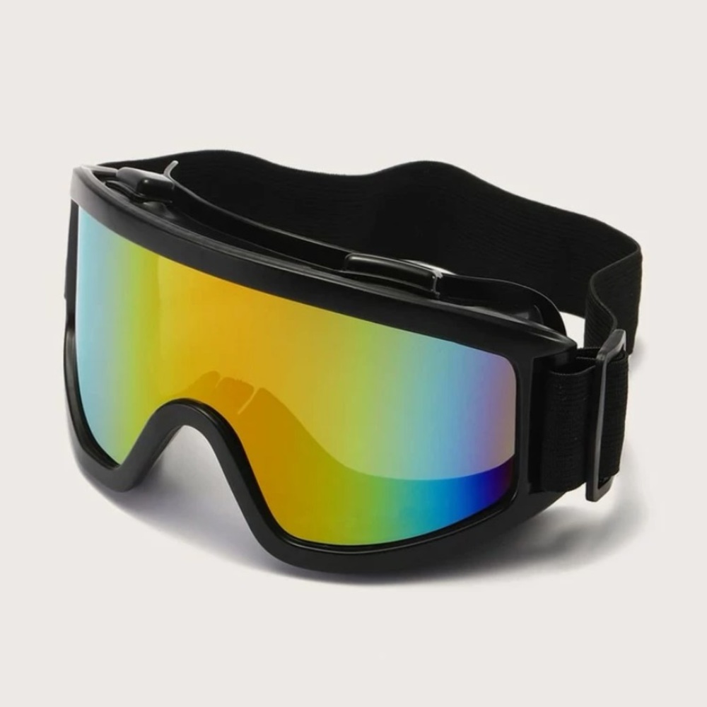 1pair Flat Top Shield Sunglasses